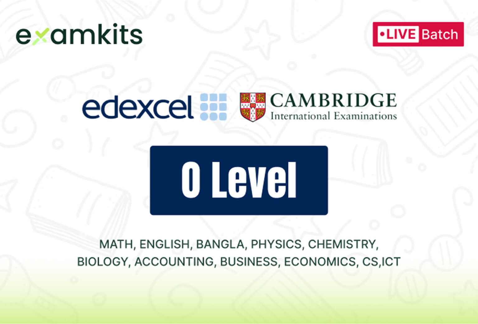 O Levels – Examkits