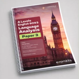 A Levels English 9093 Language Analysis Paper 3