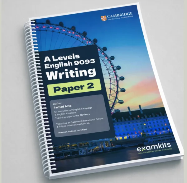 A Levels English 9093 Writing Paper 2 – Examkits